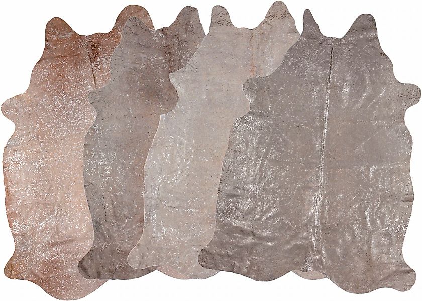 LUXOR living Fellteppich "Rinderfell Deluxe" fellförmig 4 mm Höhe echtes Ri günstig online kaufen