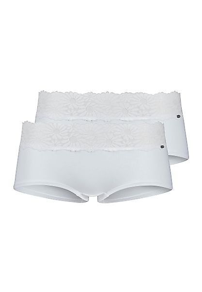 Skiny Hipster "Cotton Lace", (2er Pack), bequem, elegant, stylisch, Baumwol günstig online kaufen
