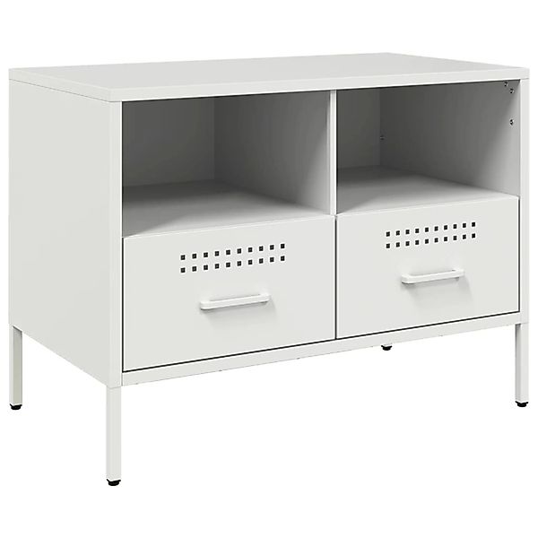 vidaXL TV-Schrank Weiß 68x39x50,5 cm Stahl 843052 günstig online kaufen