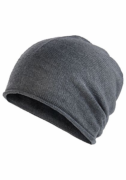 Laura Scott Beanie, aus weichem Feinstrick, mit modischem Rollrand - NEW günstig online kaufen