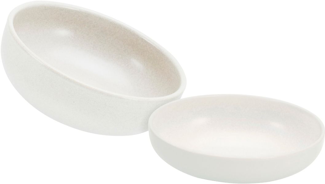 CreaTable Salatschüssel "Uno" 2 Stk. aus Steinzeug Vintage-Look, Ø 26 cm, M günstig online kaufen