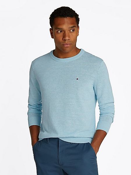 Tommy Hilfiger Rundhalspullover COTTON LINEN CREW günstig online kaufen