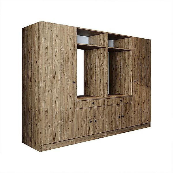 Roomart Waschmaschinenumbauschrank 254 cm (Schrankwand für Waschküche und H günstig online kaufen