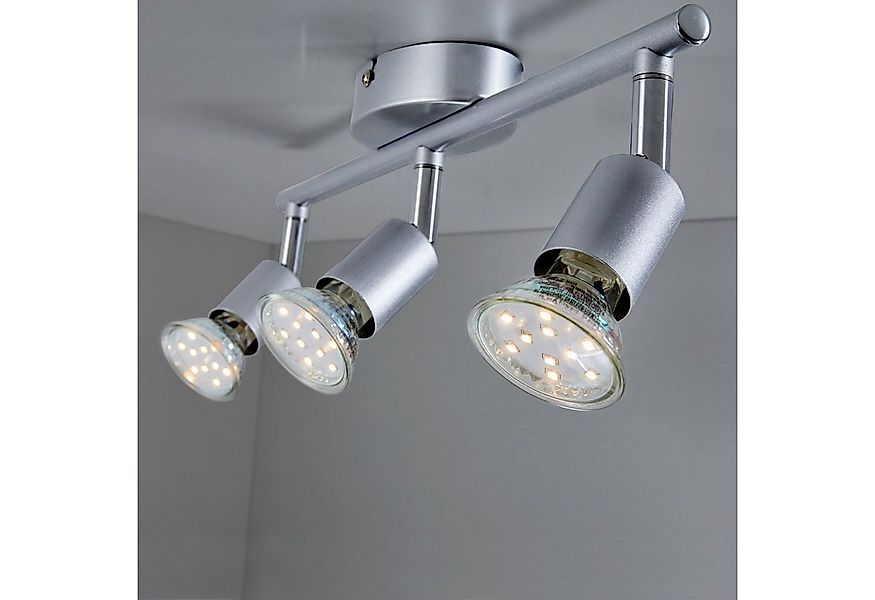 B.K.Licht LED Deckenspots, Leuchtmittel wechselbar, Warmweiß, LED Deckenleu günstig online kaufen