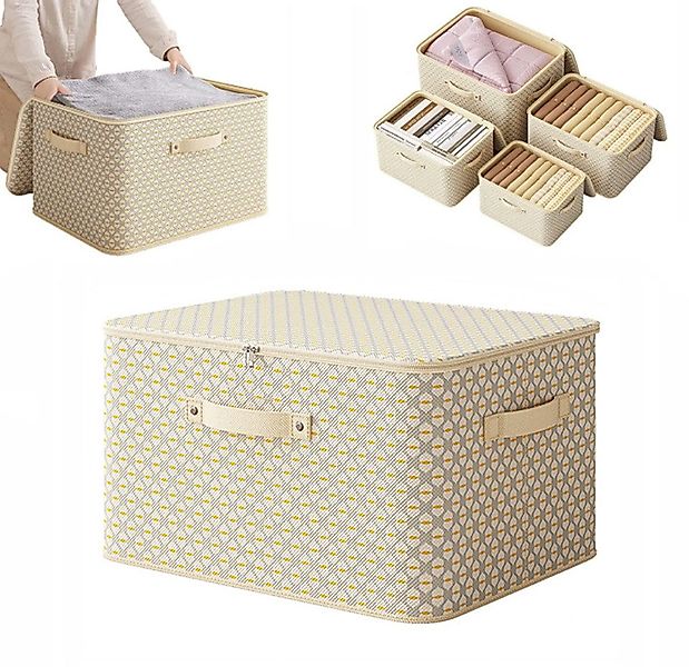 Coonoor Aufbewahrungsbox Vliesstoff Aufbewahrungsbox, Kleiderschrank Organi günstig online kaufen