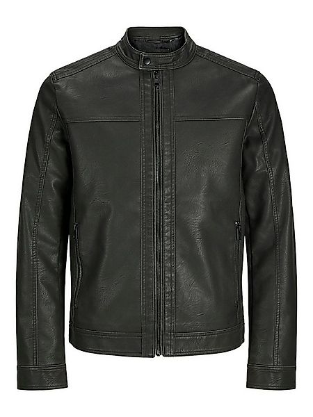 Jack & Jones Lederimitatjacke JJEWARNER WASHED PU JACKET NOOS mit Bandkrage günstig online kaufen