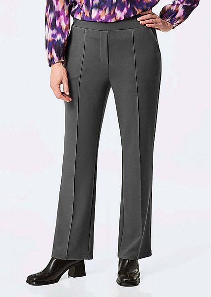 GOLDNER Stoffhose Kurzgröße: Weite Stoffhose VERA mit Biesen Lange Hose mit günstig online kaufen