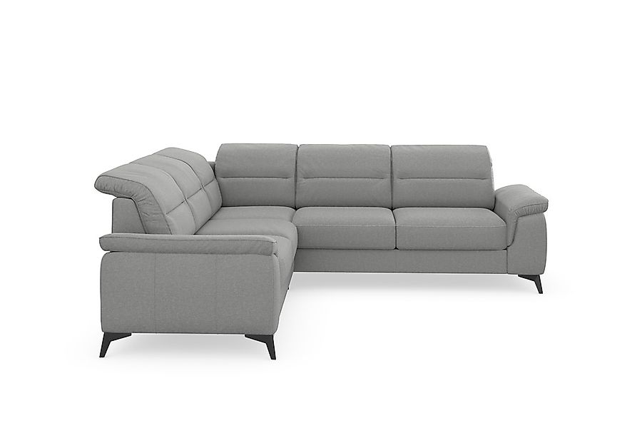 sit&more Ecksofa "Sinatra L-Form" optinal mit Kopfteilverstellung und Armte günstig online kaufen