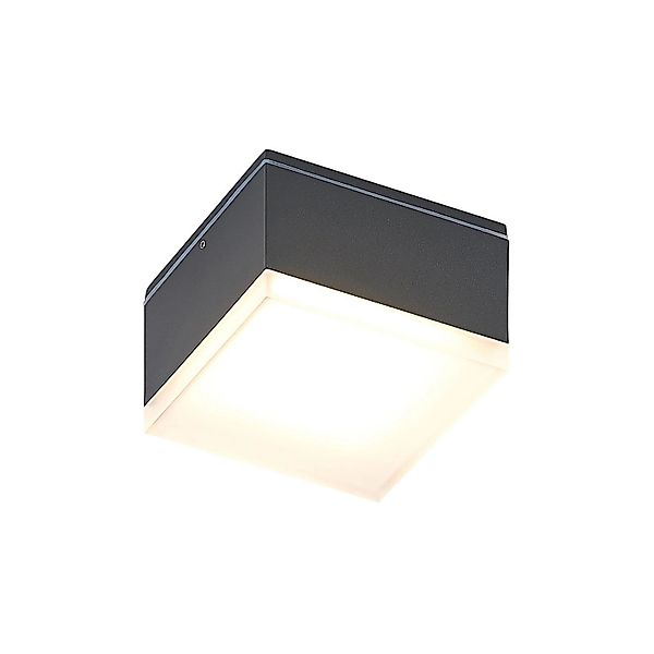 Lindby LED Deckenleuchten Mathea 9915004 Spritzwassergeschützt Modern in Sc günstig online kaufen