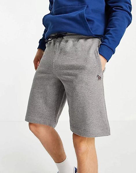 PS Paul Smith – Shorts aus Sweatshirt-Stoff mit Zebra-Logo in Grau günstig online kaufen