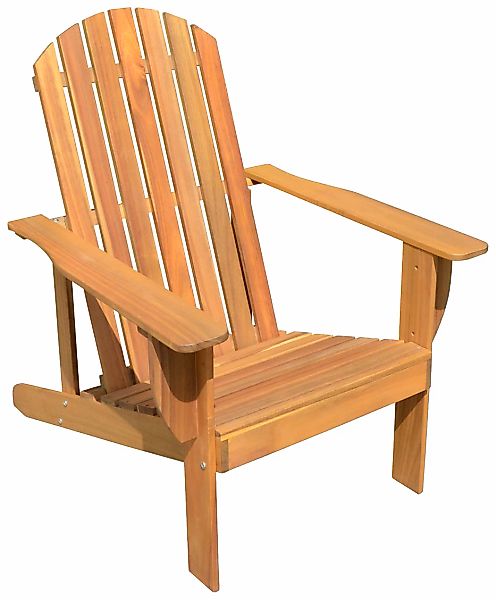 Garden Pleasure Gartensessel "HARPER" 1 tlg. Eukalyptusholz, braun, inkl. W günstig online kaufen