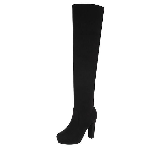 Ital-Design Overknee-Stiefel mit hohem Absatz für Damen eleganter Look Over günstig online kaufen