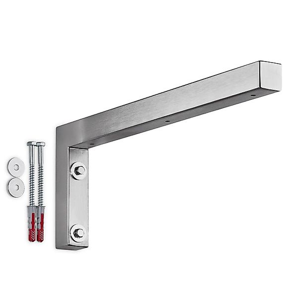 SOTECH Wandkonsole L-Winkel WK400 400 x 150 x 30 mm Edelstahl Gebürstet günstig online kaufen