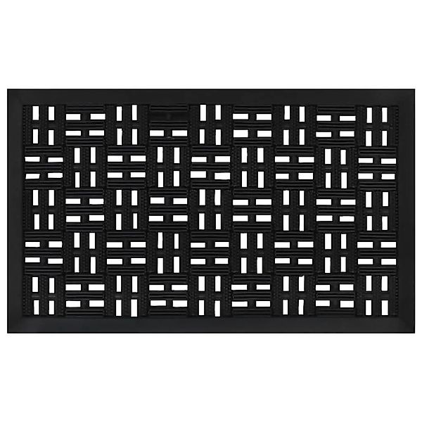 vidaXL Fußmatte Rechteckig 45x75 cm Gummi 155658 günstig online kaufen