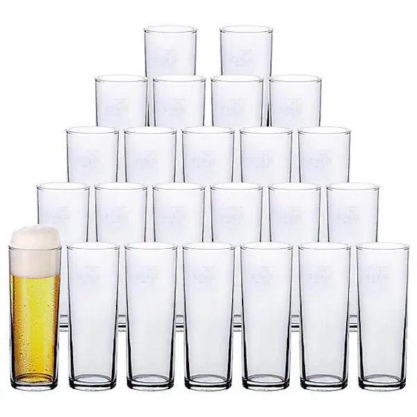 van Well Bierglas »Kölschgläser geeicht 0,2 l 24er Set transparent« günstig online kaufen