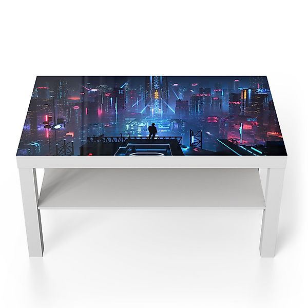DEQORI Couchtisch 'Cyberpunk Stadt bei Nacht', günstig online kaufen