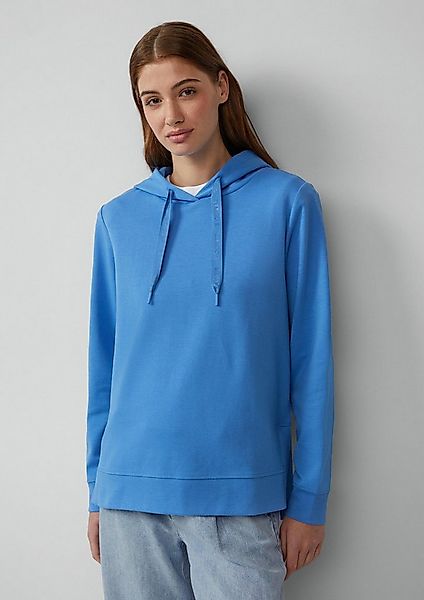 s.Oliver Sweatshirt Sweatshirt Weiches Kapuzensweatshirt mit seitlichen Sch günstig online kaufen