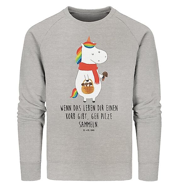Mr. & Mrs. Panda Longpullover Einhorn Pilz Größe M - Heather Grey - Geschen günstig online kaufen