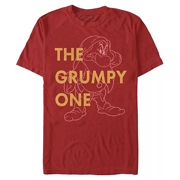 Disney - Schneewittchen - Brummbär One Dwarf - Männer T-Shirt günstig online kaufen