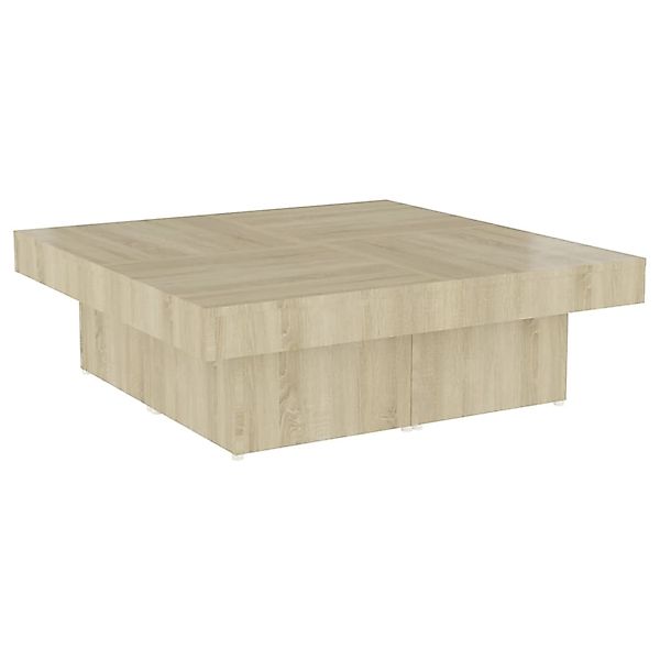 vidaXL Couchtisch Sonoma-Eiche 90x90x28 cm Holzwerkstoff 806915 günstig online kaufen