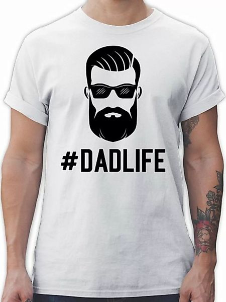 Shirtracer T-Shirt Hashtag Dadlife Vatertag Geschenk für Papa günstig online kaufen