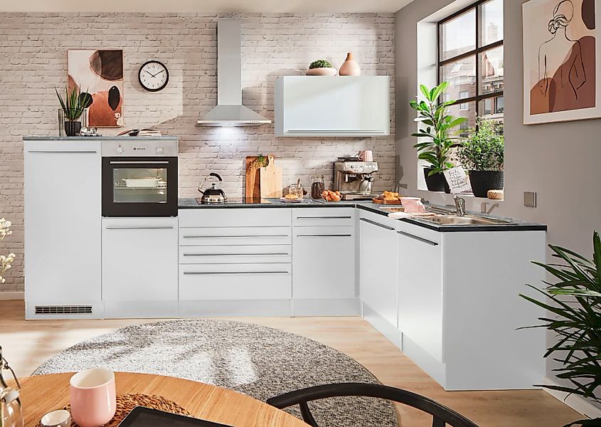 BASIC by Balculina Winkelküche "Jazz" Stellbreite 320/175 cm, wahlweise mit günstig online kaufen