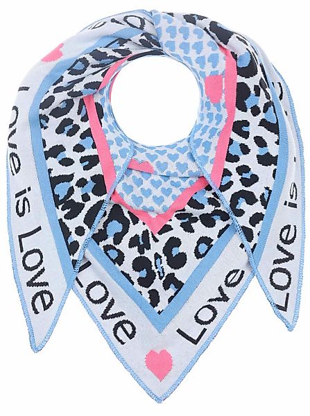 Zwillingsherz Modetuch "Dreieckstuch BW "Leo & Love II"", Für Leo Lover das günstig online kaufen