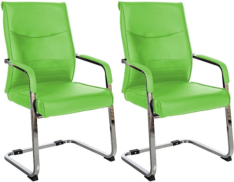 CLP Besucherstuhl Hobart (2er Set), Kunstleder günstig online kaufen