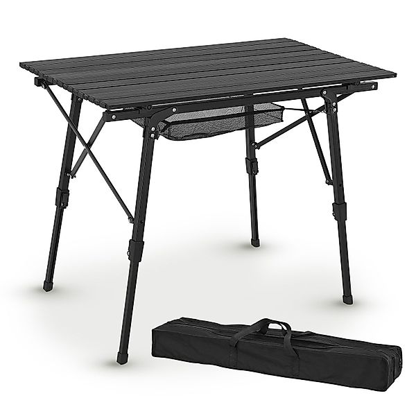 Juskys Campingtisch Picco, Höhenverstellbar, rutschfeste Füße, günstig online kaufen