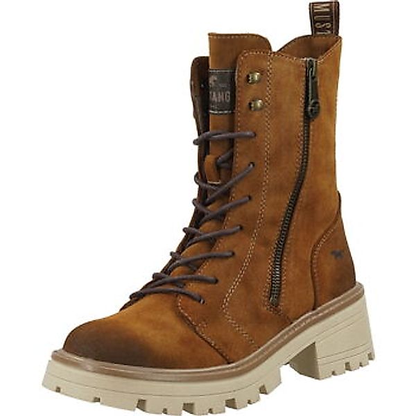 MUSTANG Stiefelette Lederimitat Schnürstiefelette günstig online kaufen
