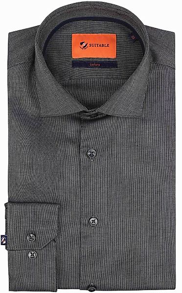 Suitable Hemd Roy Oxford Anthrazit - Größe 41 günstig online kaufen