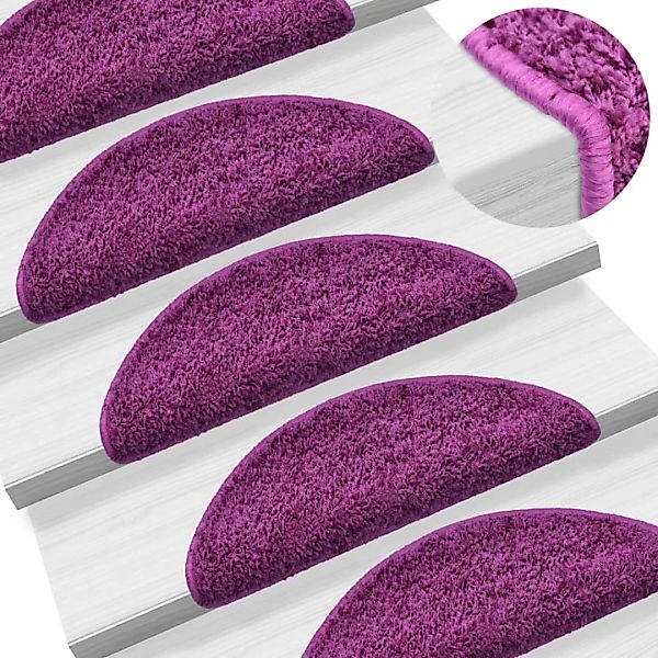 15 Stk. Treppenmatten Violett 56 X 20 Cm günstig online kaufen