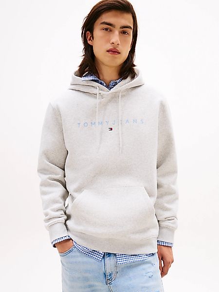 Tommy Jeans Hoodie "TJM REG LINEAR LOGO HOODIE EXT", mit Logo-Stickerei günstig online kaufen