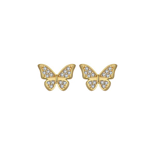 Suzan Gold Paar Ohrstecker Butterfly Whisper günstig online kaufen