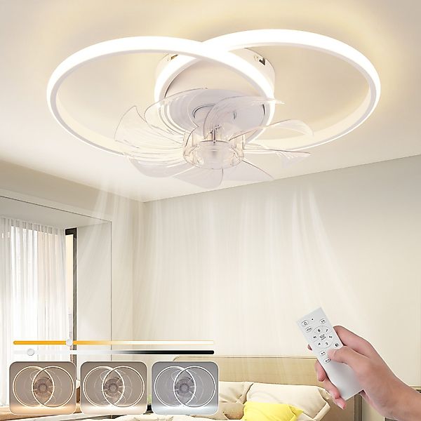 Nettlife Deckenventilator Mit Licht LED 36W günstig online kaufen