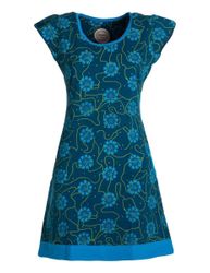 Vishes Tunikakleid Damen kurzarm Longshirt-Kleid Mini-Kleid günstig online kaufen