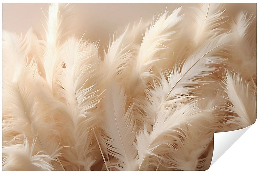 Wallarena Fototapete Federn Boho Vlies Tapete Wohnzimmer Schlafzimmer Wandt günstig online kaufen