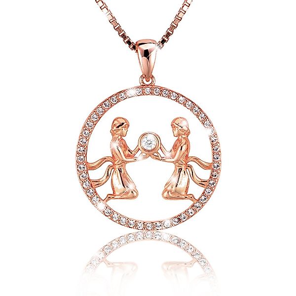 PAVELS Kette mit Anhänger Shine Zwillinge, Elegante Sternzeichenkette für Z günstig online kaufen
