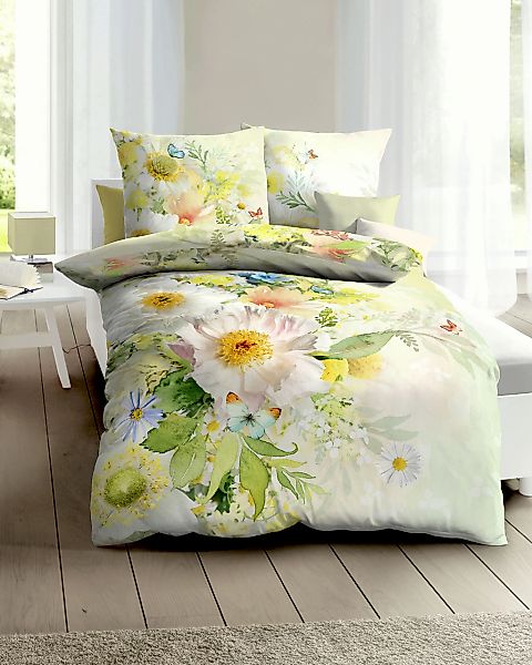 Kaeppel Bettwäsche "Camila" 2 Stk. tlg. Mit Blumen günstig online kaufen