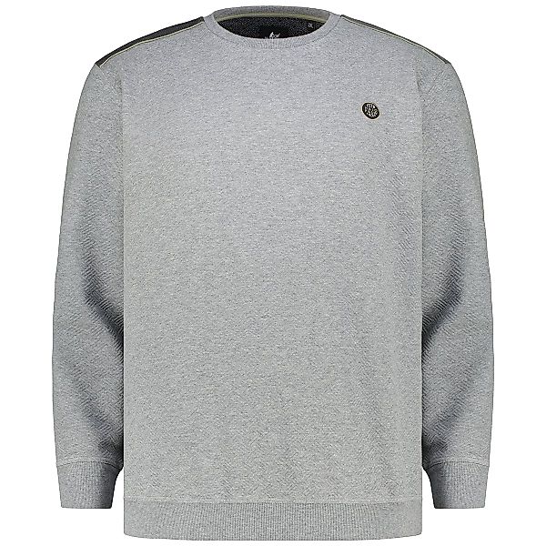 Hajo Sweatshirt "Stay Fresh", bügelfrei Farbe mittelgrau Größe: 6XL günstig online kaufen