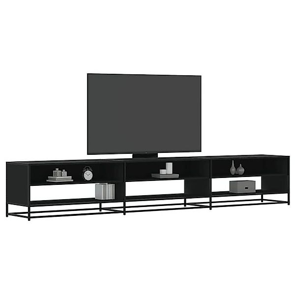 vidaXL Schrankmodule TV-Schrank Schwarz 270x40x46 cm Holzwerkstoff günstig online kaufen