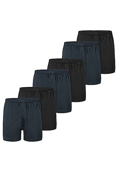 Schiesser Boxershorts 6er Pack Singel-Jersey (Spar-Set, günstig online kaufen