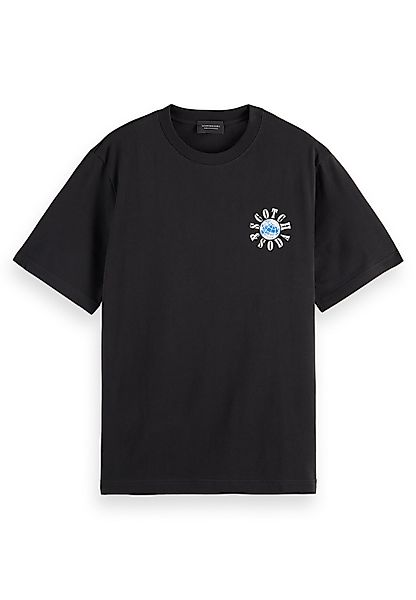 Scotch & Soda Herren T-Shirt GRAPHIC LOGO T-SHIRT 163972 Black Schwarz günstig online kaufen