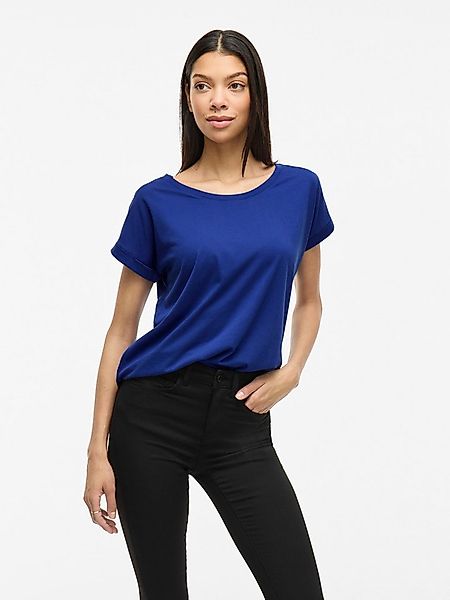 Vila Rundhalsshirt VIDREAMERS NEW PURE T-SHIRT/SU-NOOS Basic Damen-T-Shirt günstig online kaufen