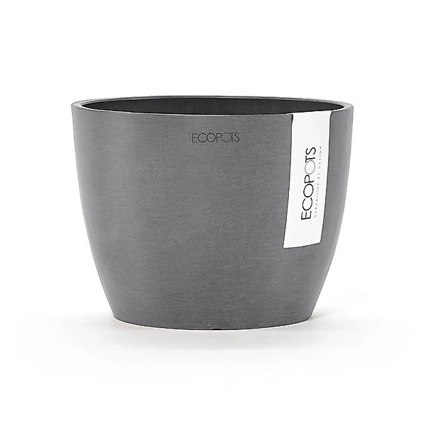 Ecopots Blumentopf Stockholm Grau 16 cm günstig online kaufen