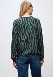 STREET ONE Langarmbluse mit All-Over Print günstig online kaufen