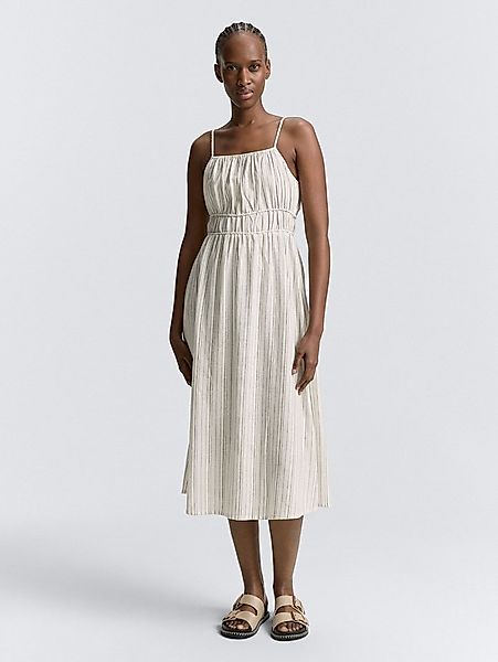 TOM TAILOR Denim Sommerkleid Kleider & Jumpsuits Midi-Trägerkleid mit Leine günstig online kaufen