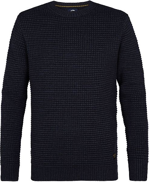 Petrol Pullover Toledo Structure Navy - Größe M günstig online kaufen
