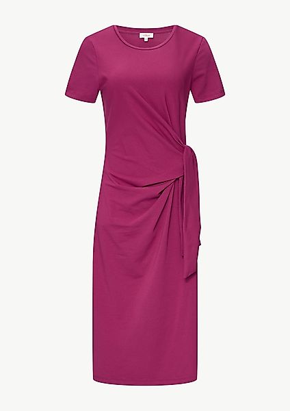 s.Oliver Maxikleid Midikleid aus Baumwollstretch mit günstig online kaufen