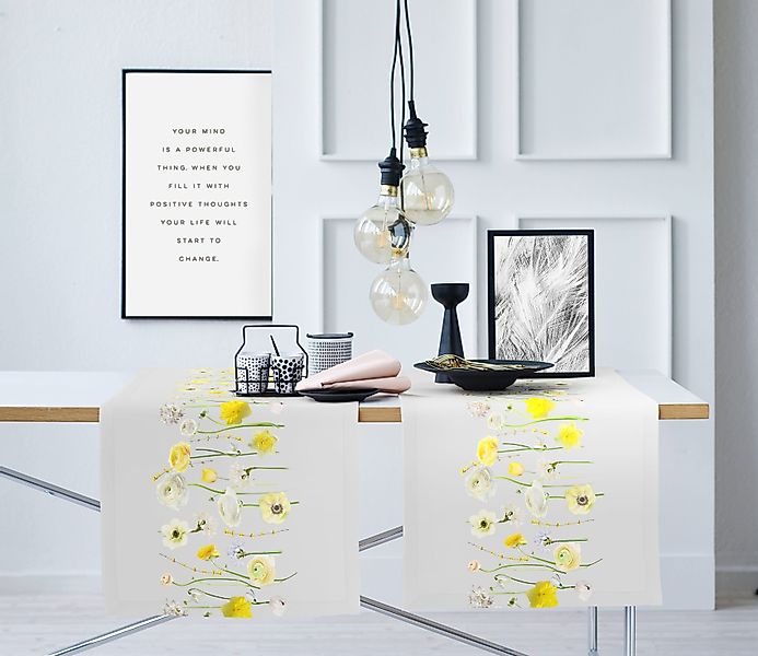 APELT Tischläufer "6403 SPRINGTIME, Frühjahrsdeko, Frühling" Digitaldruck günstig online kaufen